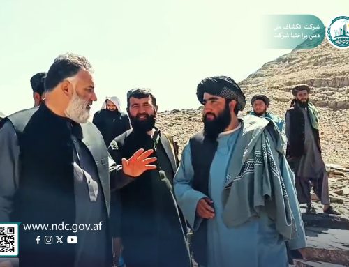 سفر رئیس عمومی اجرائیوی شرکت انکشاف ملی به منظور بازدید از ساحه بند آغاجان به ولایت ارزگان